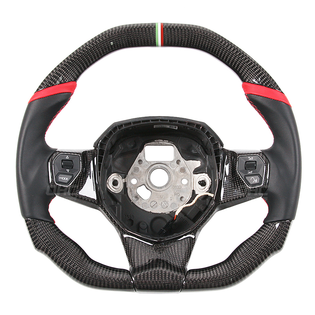 100% Real Carbon Fiber Steering Wheel for Lamborghini Aventador 5