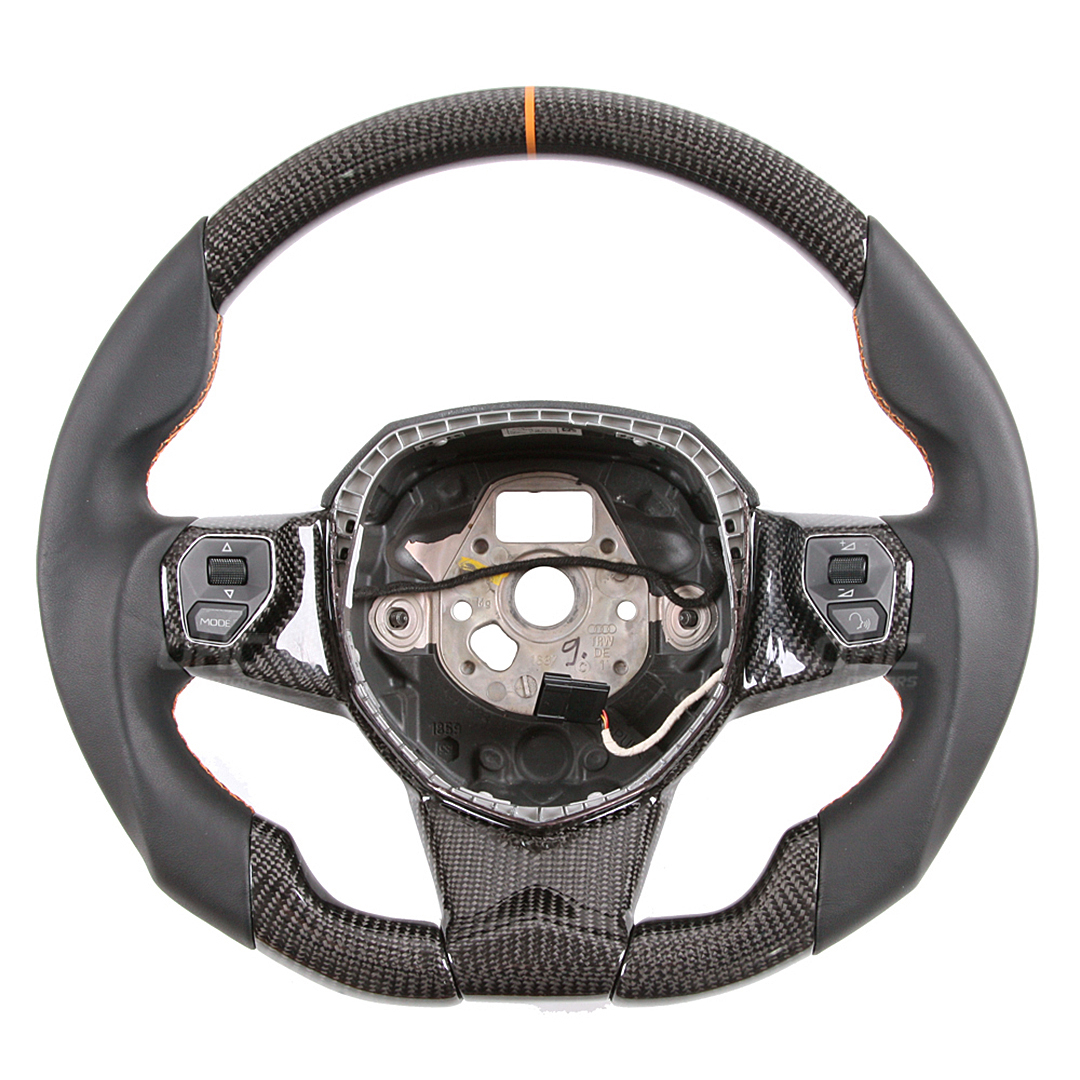 100% Real Carbon Fiber Steering Wheel for Lamborghini Aventador 4
