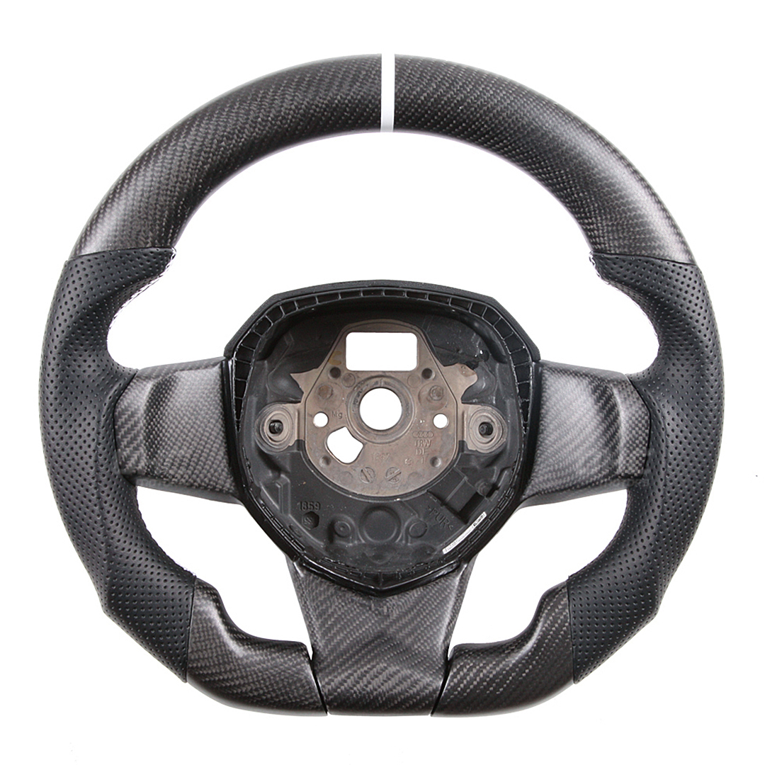 100% Real Carbon Fiber Steering Wheel for Lamborghini Aventador 3
