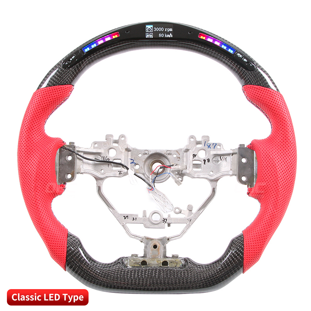 LED Steering Wheel Carbon Fiber Compatible for Lexus IS 3