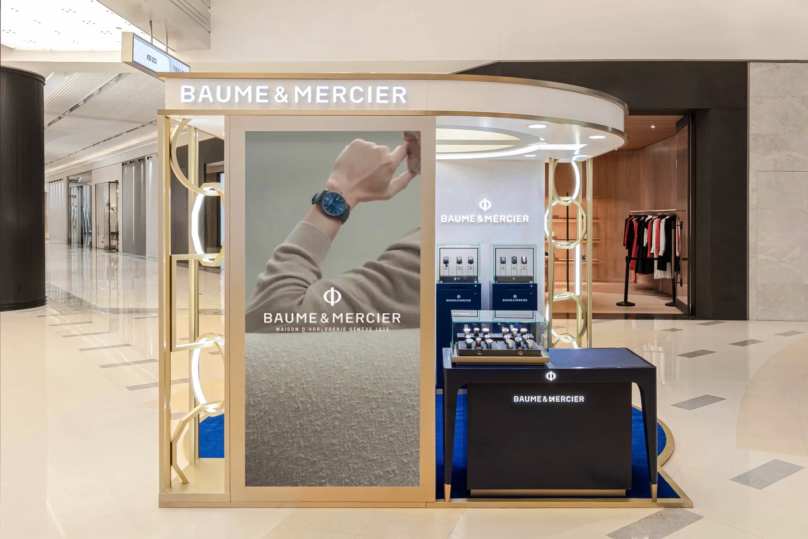 Personalización del gabinete de visualización de relojes de alta gama en tiendas de marca Solución única 5