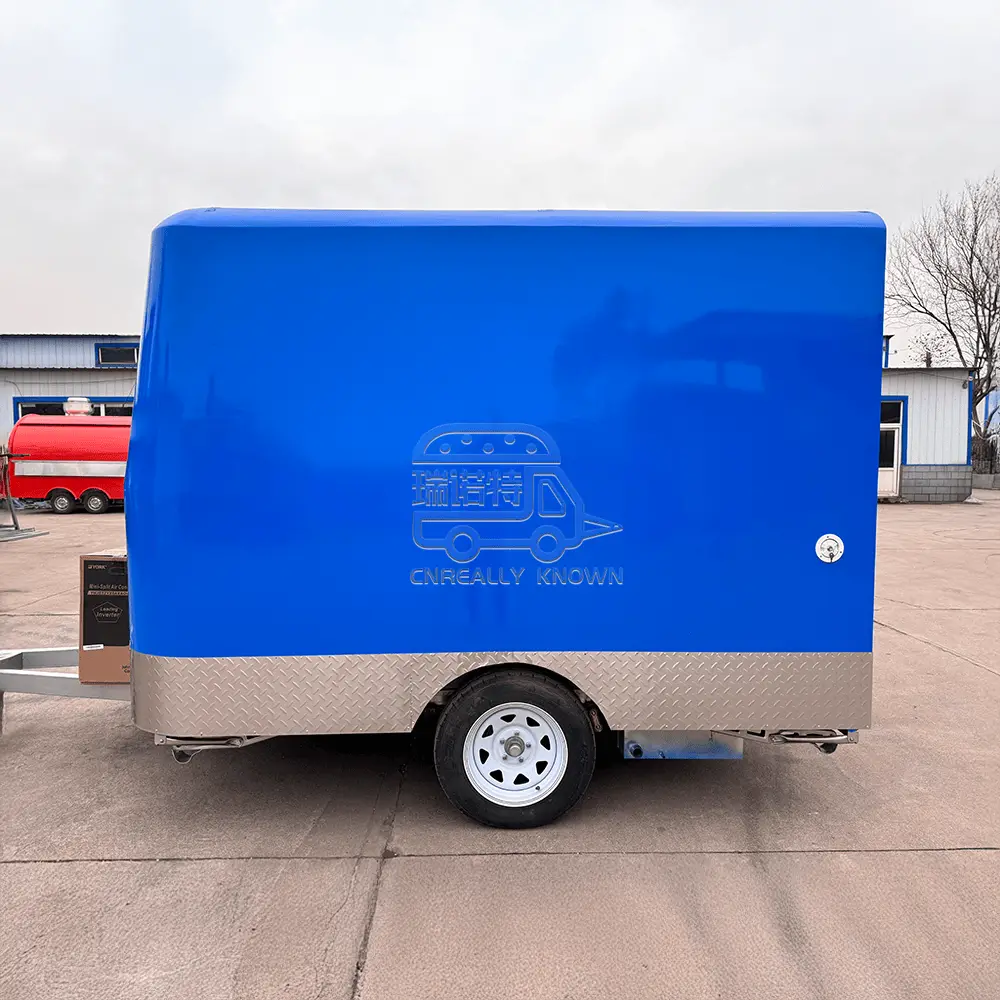 Trailer de comida fofa realmente conhecido SIM Trailer de comida fofa da China 3