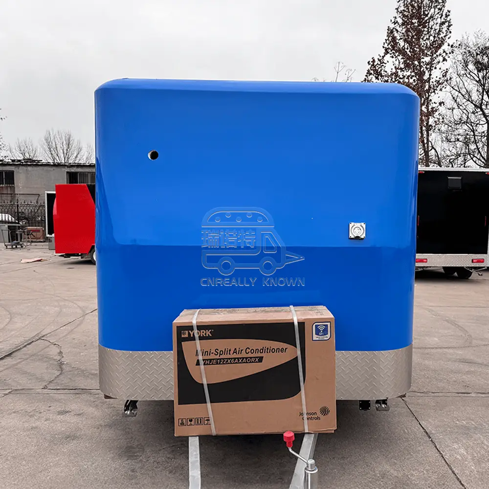 Trailer de comida fofa realmente conhecido SIM Trailer de comida fofa da China 5