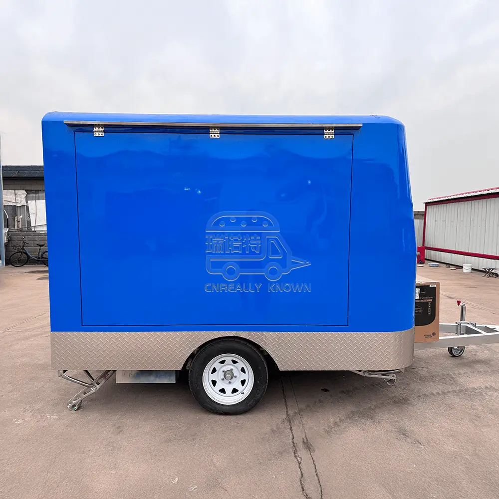 Trailer de comida fofa realmente conhecido SIM Trailer de comida fofa da China 7