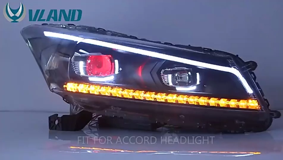 Car LED Headlight Assembly For Honda Accord 2008-2012 Front Lamp 1