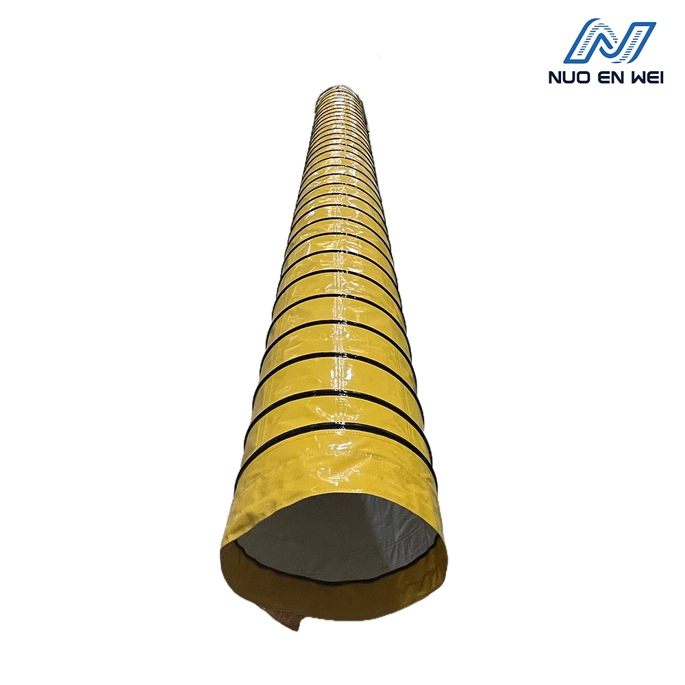 Портативный желтый ПВХ-шланг для кондиционера NUOENWEI | Гибкий изолированный воздуховод от 4 до 59 дюймов 1