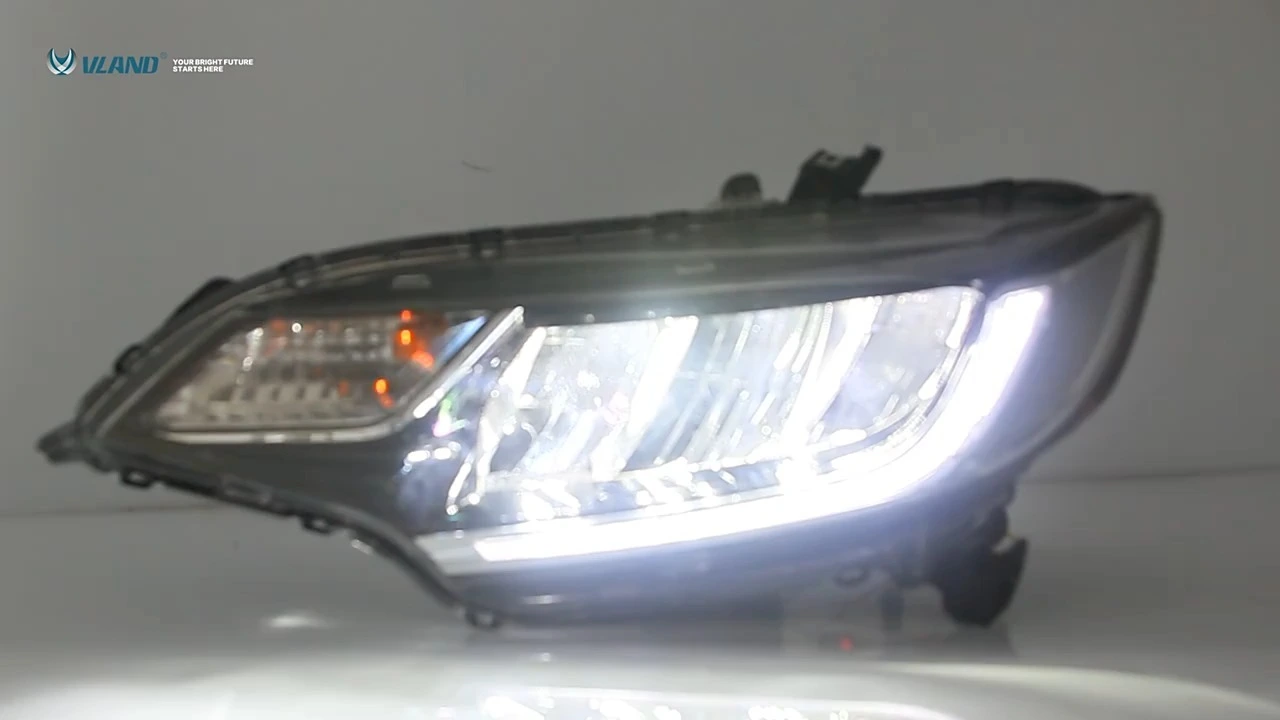 Car LED Headlihts Assembly For Honda Fit 2014-2020 Modified RS 1