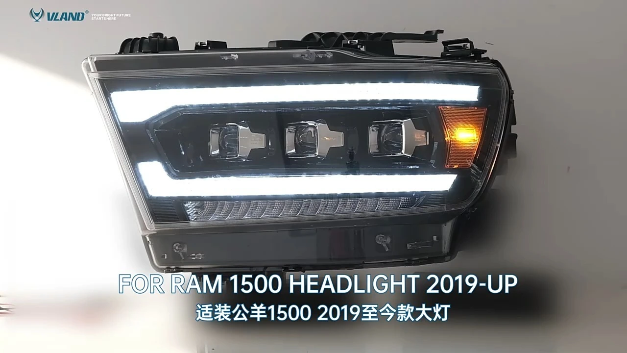 Auto-LED-Scheinwerfer Montage für Dodge Ram 1500 2019-in-Frontlampe 1