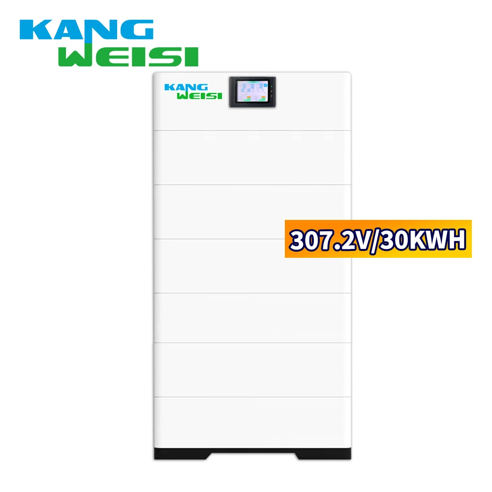 Baterai Baterai Besi Fosfat Surya Rumah Tangga Tegangan Tinggi Baterai Lithium Ditumpuk 51.2V100Ah Fotovoltaik Baterai Penyimpanan Energi 30kWh 1