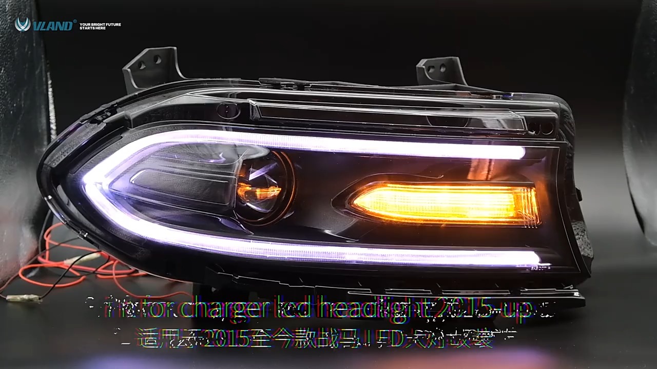 Car Accessories LED Headlights Front Lamp For Dodge Charger 2015 1