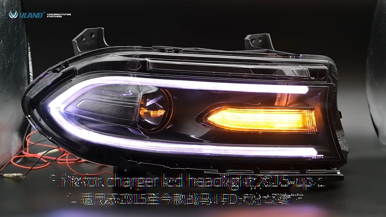 Autozubehör LED -Scheinwerfer Frontlampe für Dodge Charger 2015 1