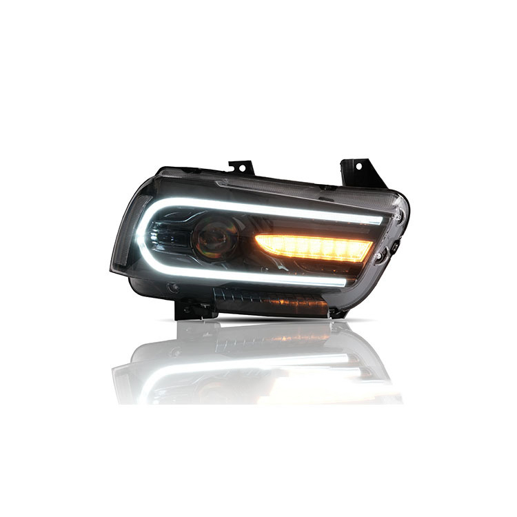 Phares à LED de voiture lampe avant pour Dodge Charger 2011-2014 2
