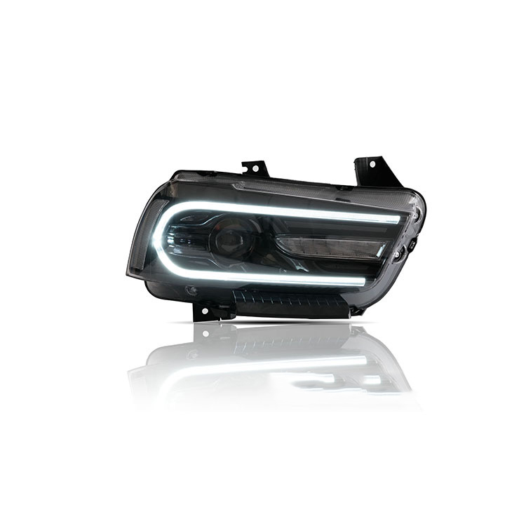 Phares à LED de voiture lampe avant pour Dodge Charger 2011-2014 4