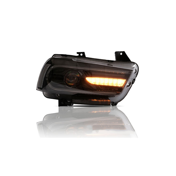 Phares à LED de voiture lampe avant pour Dodge Charger 2011-2014 3