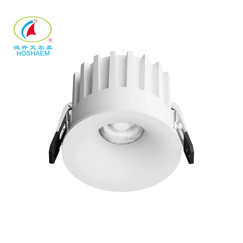 Hongsheng Hoshaem invisível sem moldura sem downlightless LED LED Spotlight Anti-Glare para corredor da sala de estar fabricante de luz de gesso curva 1