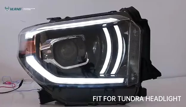 Auto-LED-Scheinwerfer Montage für Toyota Tundra 2014-2018 Frontlampe 1