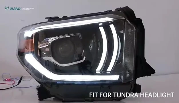Auto-LED-Scheinwerfer Montage für Toyota Tundra 2014-2018 Frontlampe 1