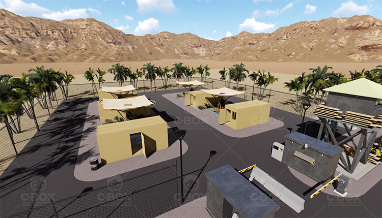 Xbox Dubai Flat Pack Container Camp للحكومة 1