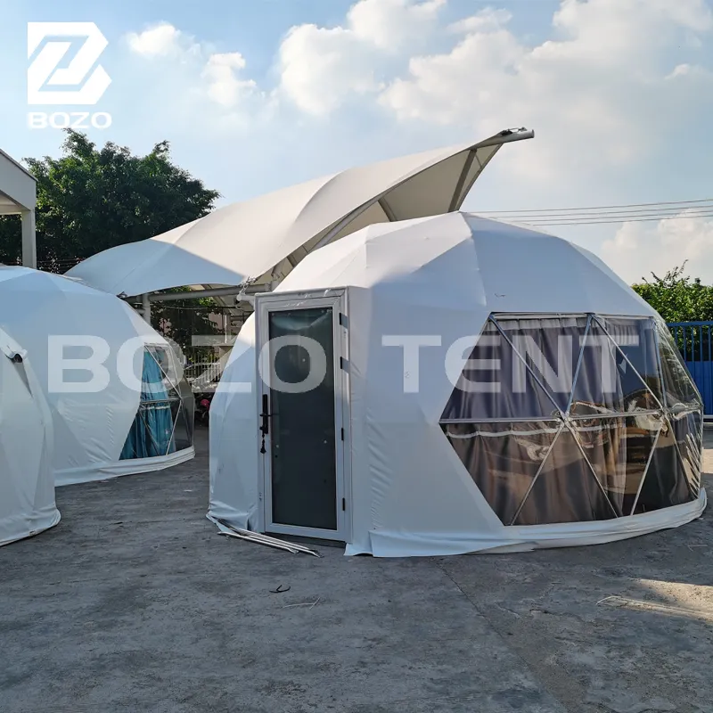 Bozo Tent Luxury Geodesic Dome Glamping Tent All Season Luxury Geodesic Dome Glamping Tentsupplier 7