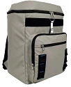 Custom New Designer Men Durable Travel Waterproof PU Leather School Bag Business Casual Sports Students Laptop Backpack 1