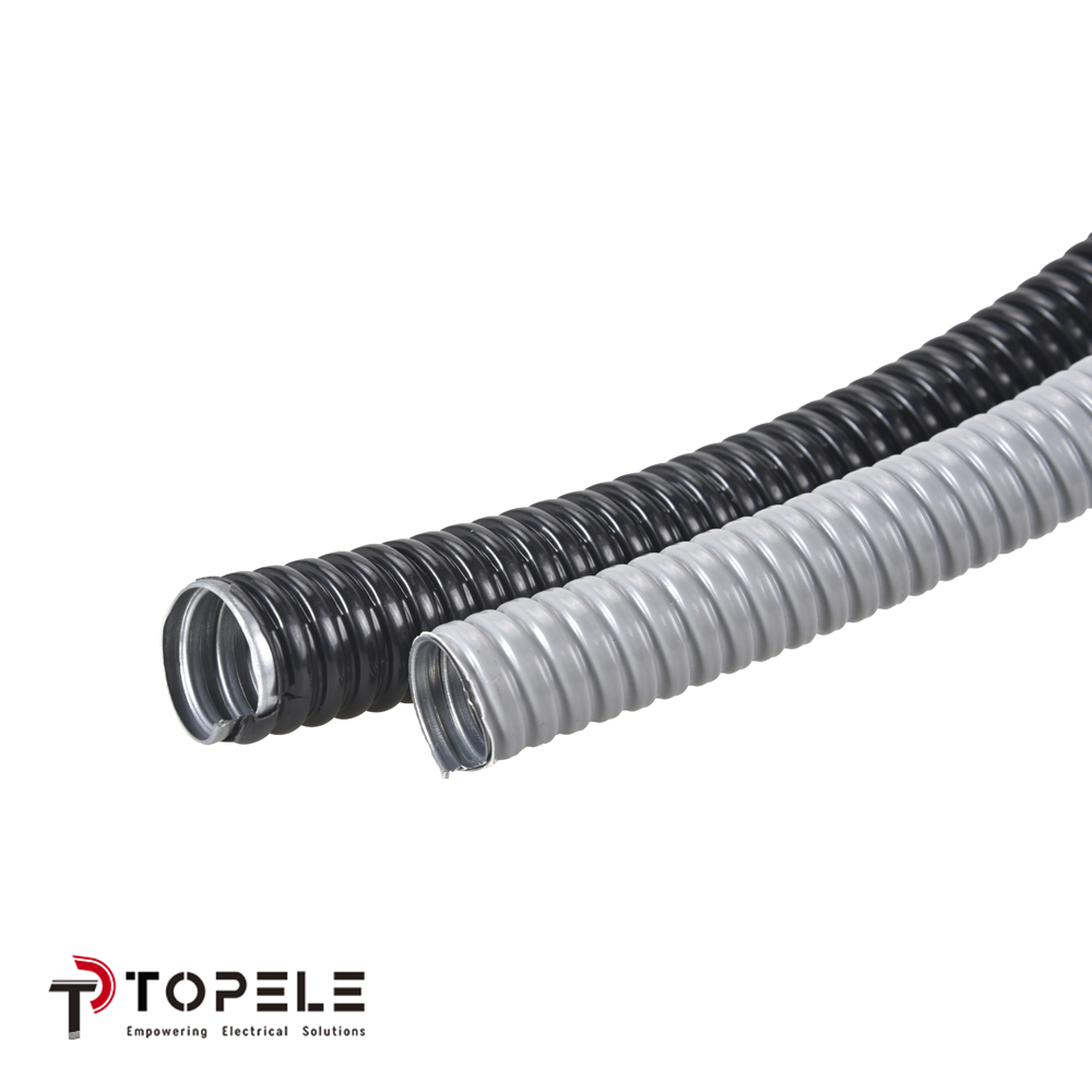 3/8â Flexible Conduit Connector Waterproof Liquid Tight Pvc Coated