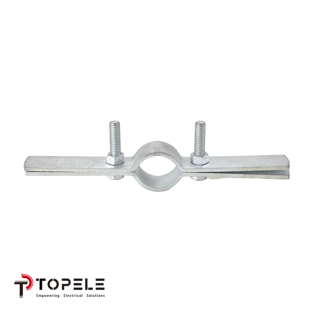 Steel Galvanised Riser Clamp with Bolt, Pipe Holder UL Standard