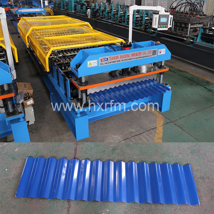 máquina de formación de rollo de techo de metal corrugado 3