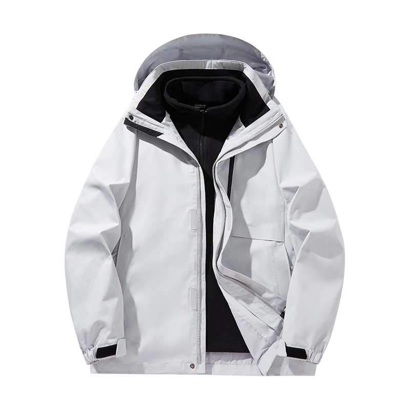 Breathable warm lining removable outdoor jacket DN-815 1