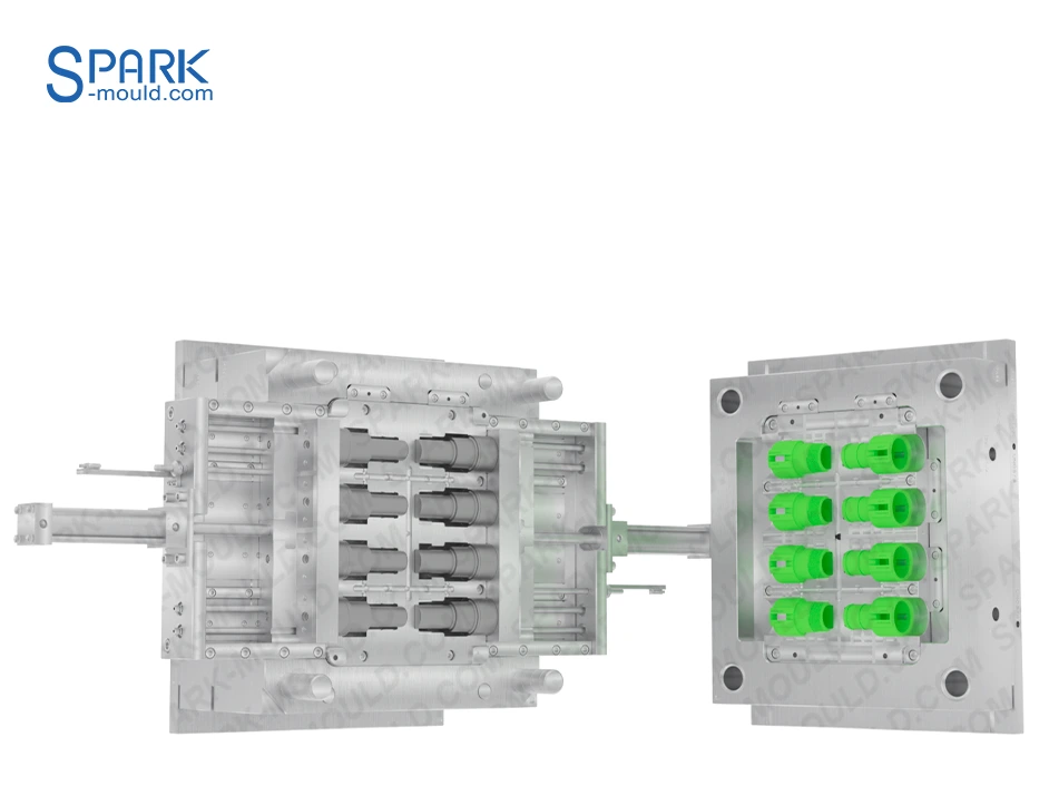 Pipe Quick Connectors Injection Mold - Spark Mould 1