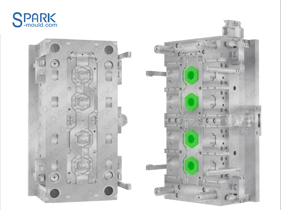 Molde de conector de hilo hexagonal - molde de chispas 1