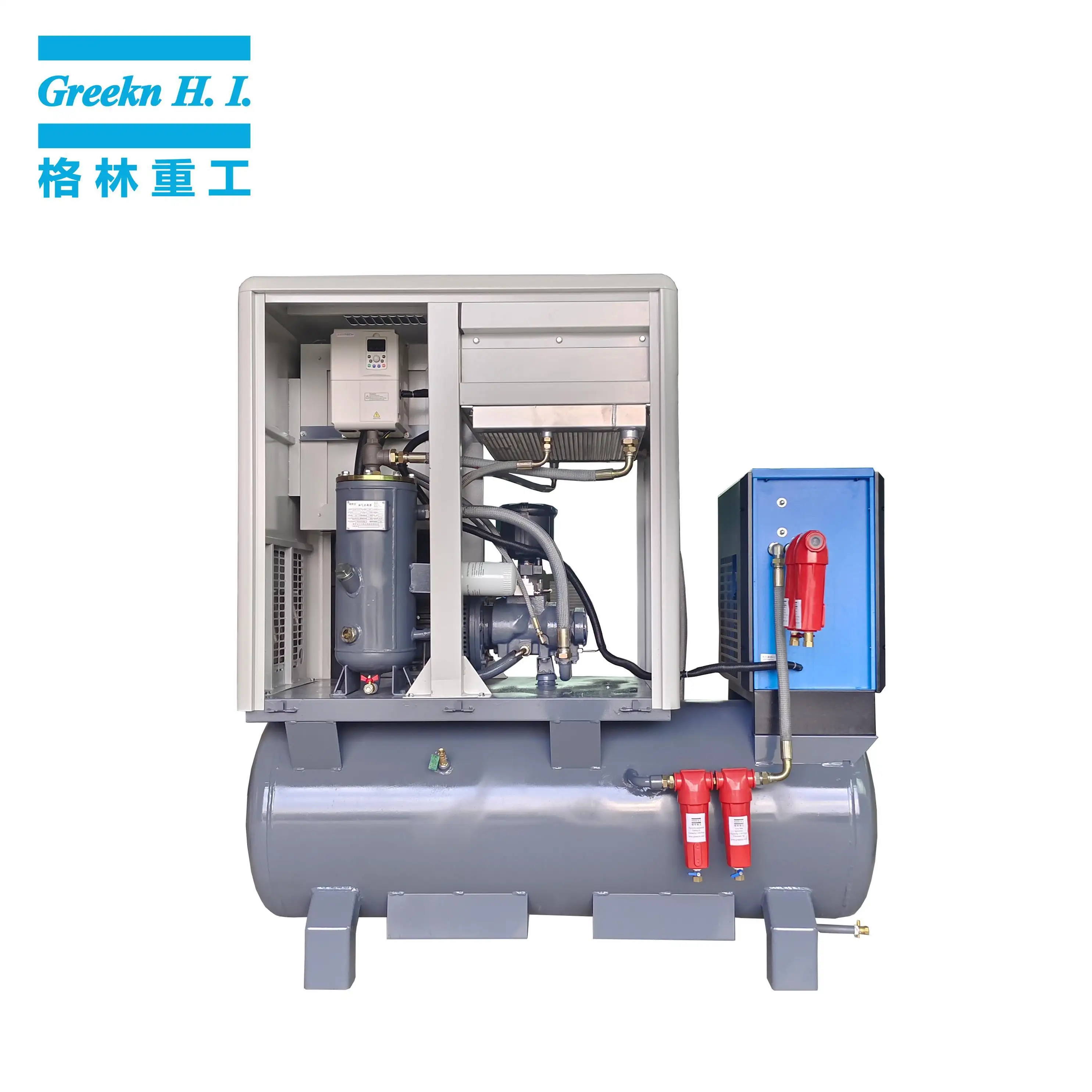Oil Flooded Rotary Screw Air Compressor by Greeknhi Screw Air Compressor 5