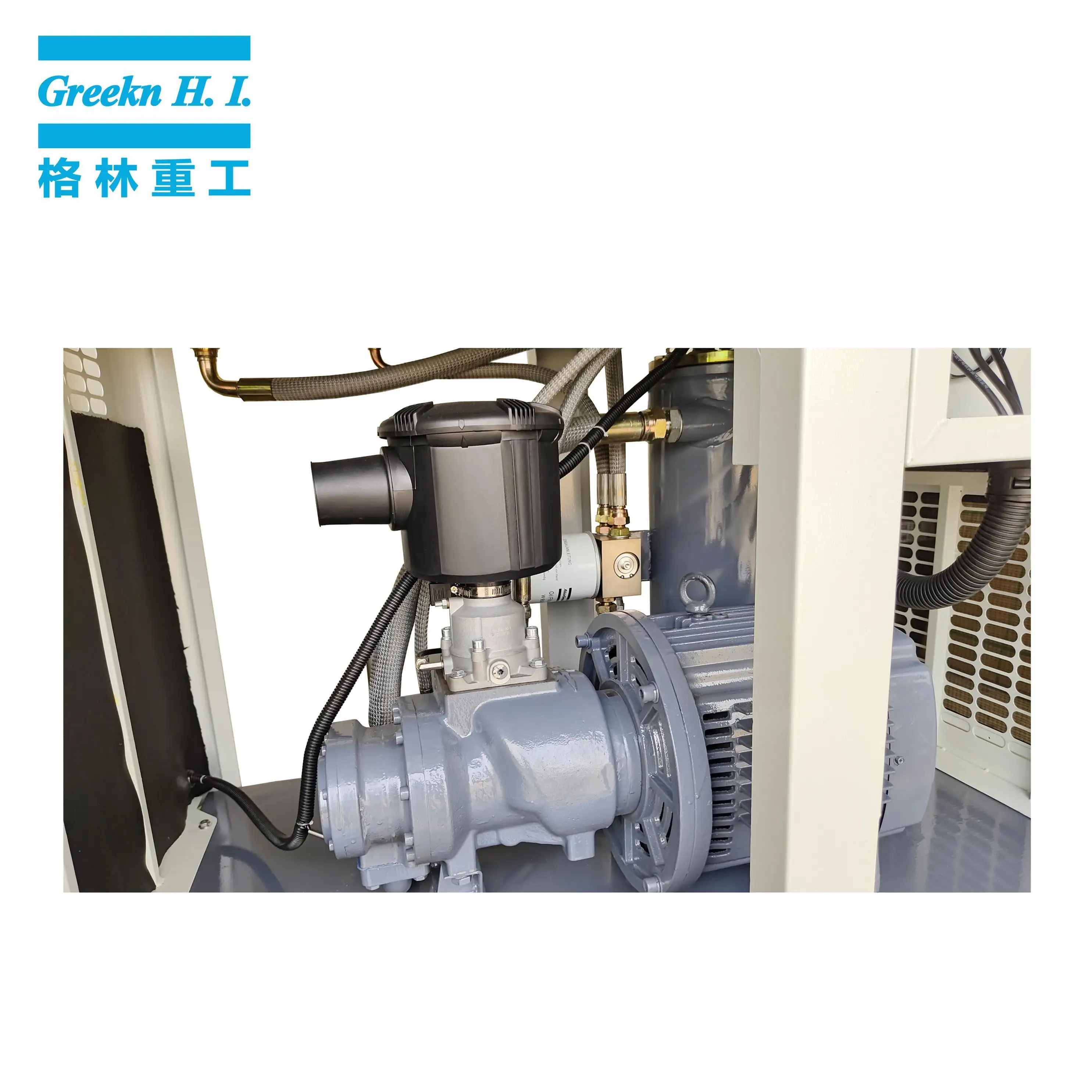 Oil Flooded Rotary Screw Air Compressor by Greeknhi Screw Air Compressor 7