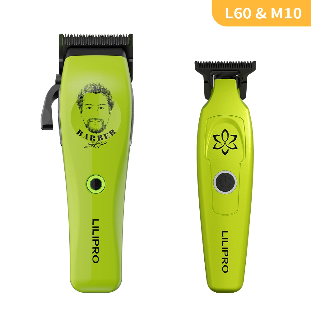 Cordless Hair Clipper and Trimmer Rechargeable Low Noise Professional Barber Tools for Men Long Battery Life Waterproof Design LILIPRO L60M10 1