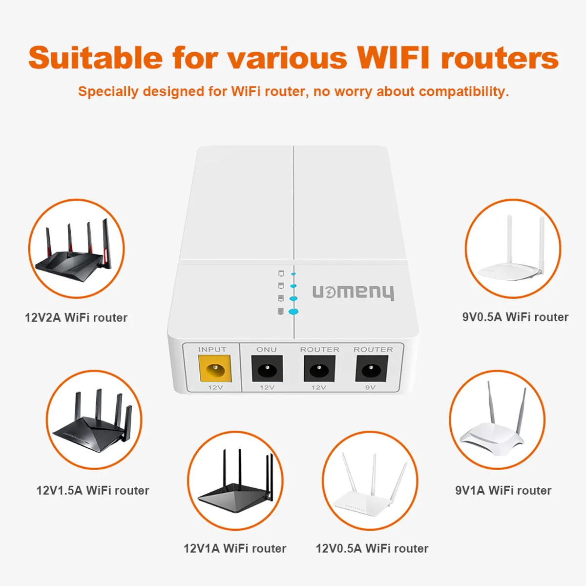 Mini Portable Ups Power Supply by Huawen 3