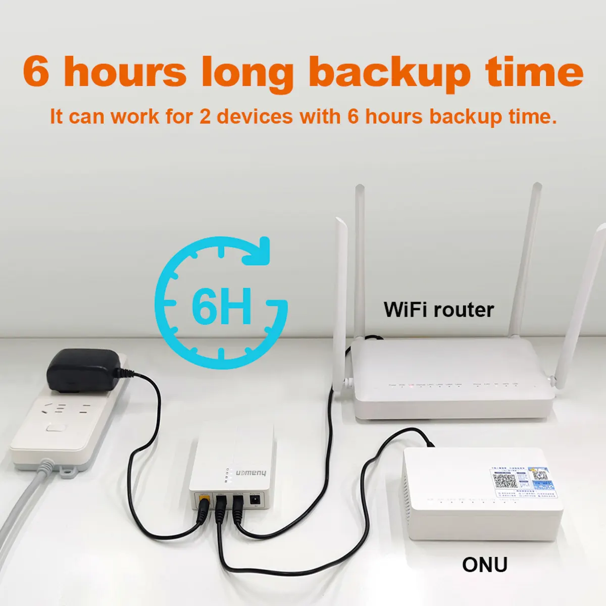Mini Portable Ups Power Supply by Huawen 4