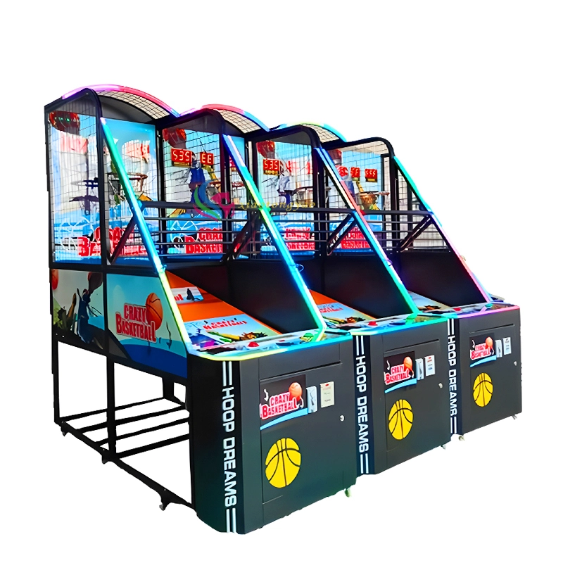 Permainan hiburan dalam ruangan, mesin yang dioperasikan dengan koin, peralatan olahraga dan hiburan, mesin game arcade basket 1