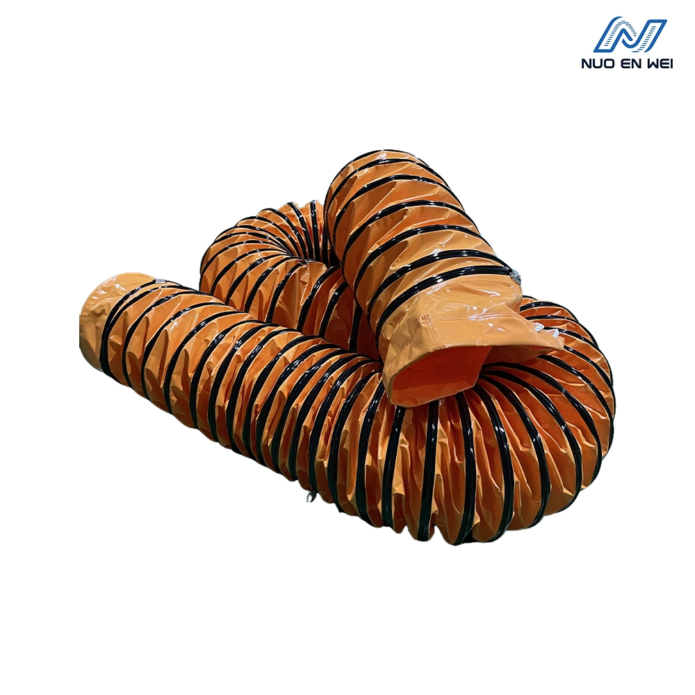 NUOENWEI Industrial Portable Flexible Ducting | Heavy Duty PVC Ventilation Hose | Tear, Acid & Flame Resistant | 4 to 59 Diameter 1