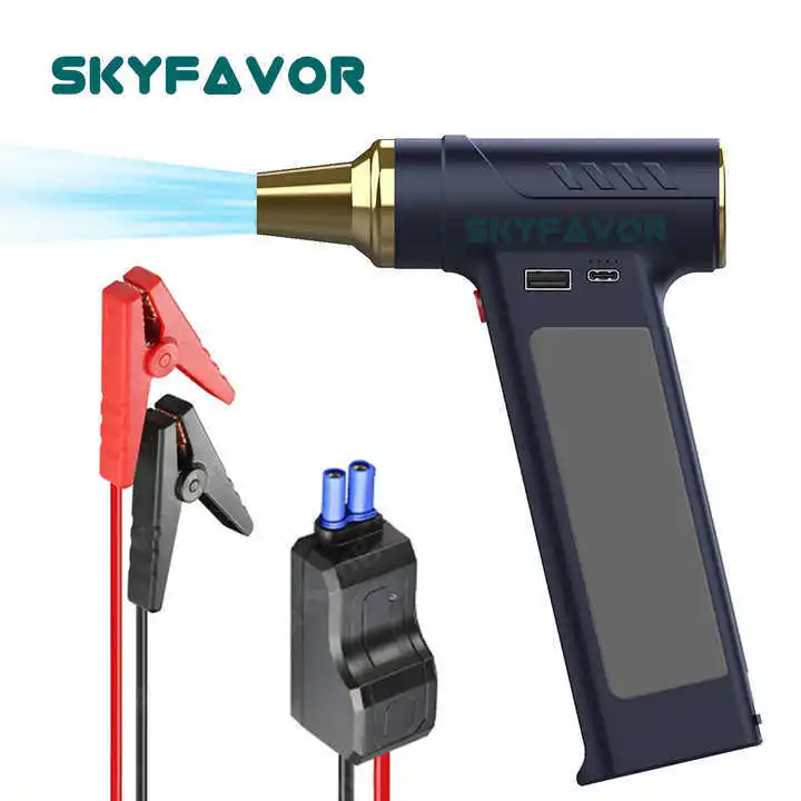 ได้รับความนิยม Electric Air Duster Jump Starter Mini Booster Car แบตเตอรี่ Turbo Fan Power Power Bank พัดลมพัดลมเทอร์โบพัดลมพัดลมพัดลมเทอร์โบ 1