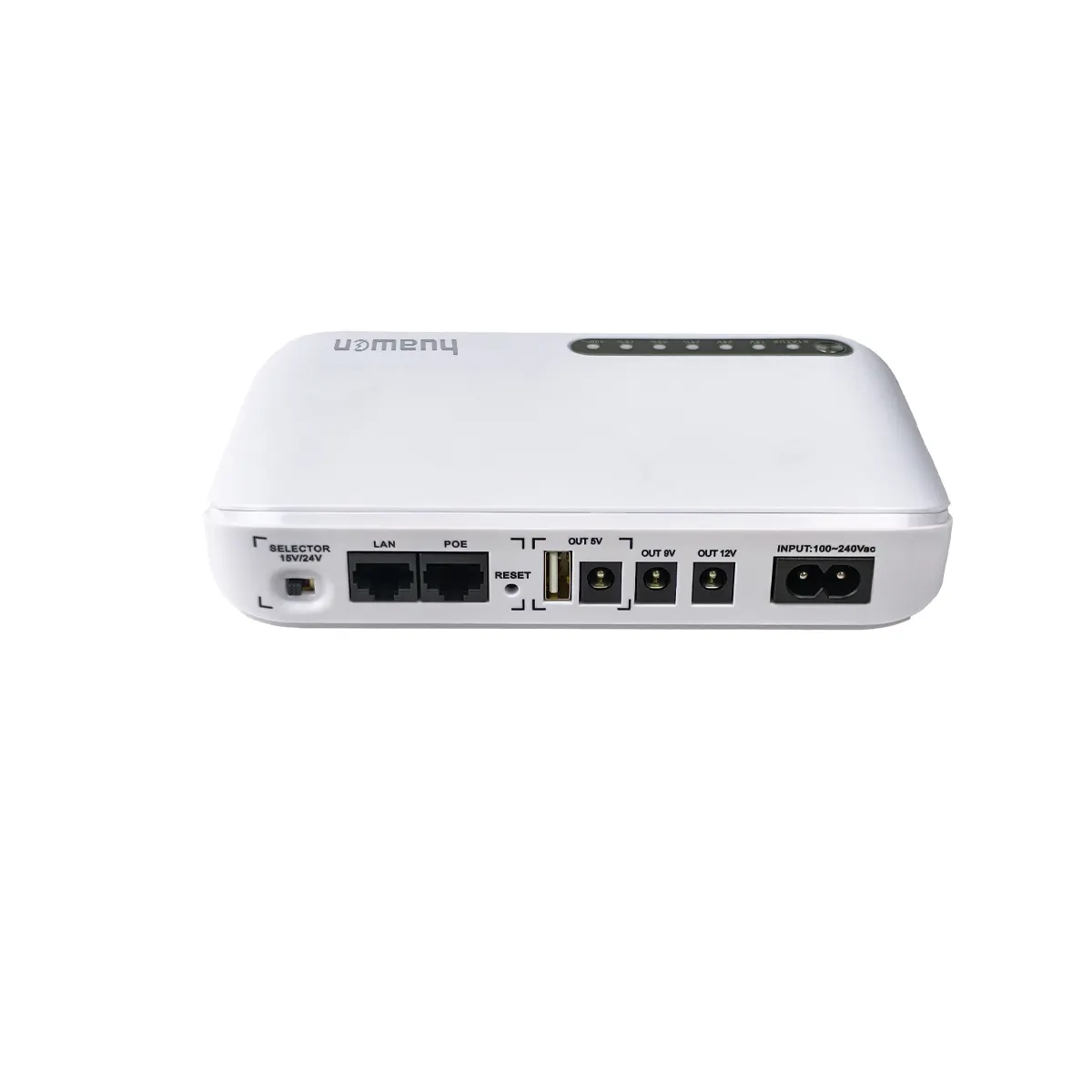 POE17-5912 15V/24V POE مخرجات متعددة 10000mAh UPS على الإنترنت لكاميرا IP/AP/VOIP 1