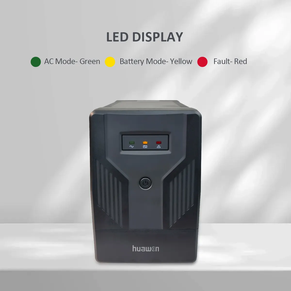 110V~230VAC Offline UPS 1000VA/600W Plastic Shell Uninterruptible Power Supply for Computer Server-1 3
