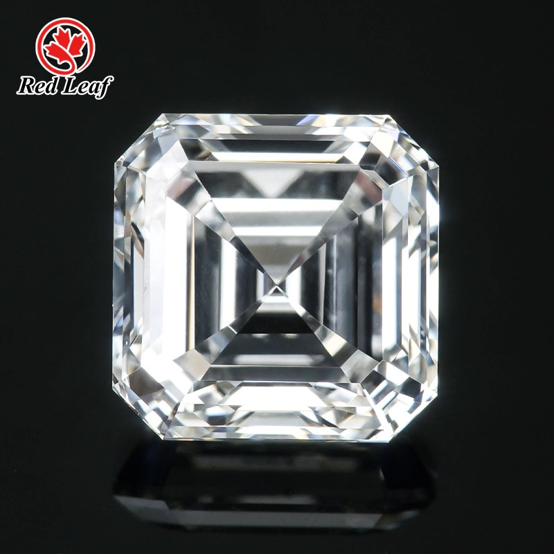 Redleaf IGI GIA Certified All Size DEF VVS VS Lab Created Asscher Cut Diamond Lab Grown Diamond 1