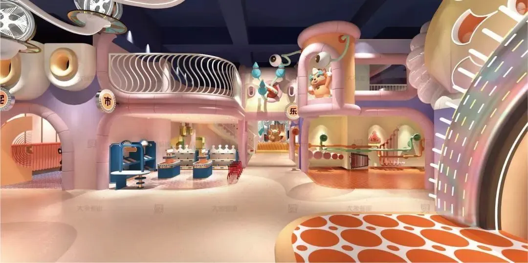 Trendy Indoor Entertainment Complex All Ages Playground Custom Kids Mythical Amusement Park Designed & Built by ESAC 12