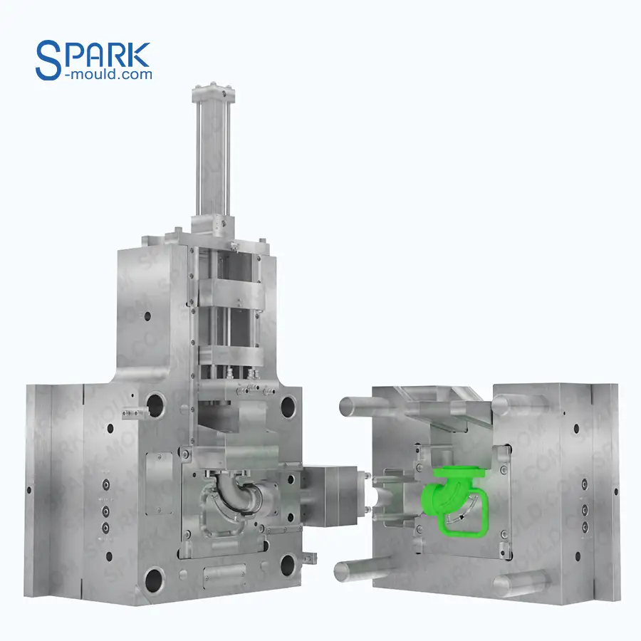Форма для отвода 90 градусов, усиленная 1