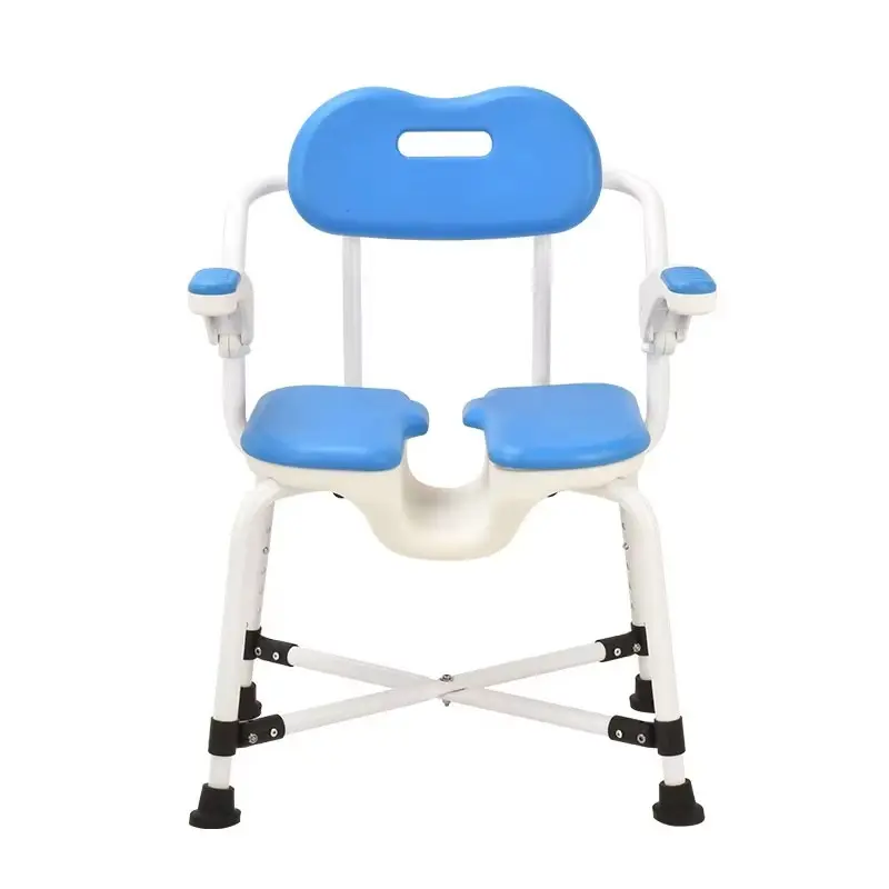Hosing Flip Up Armrest Toilet And Shower Chair: A Must-Have For Elderly And Disabled Home Care 1