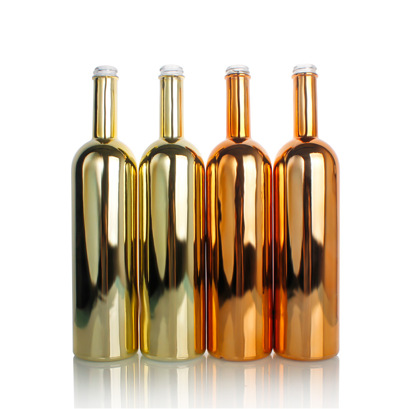 750ml 1L Electroplating Decoration Spirits Glass Bottle 1