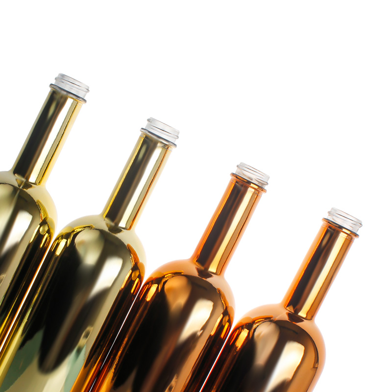 750ml 1L Electroplating Decoration Spirits Glass Bottle 2
