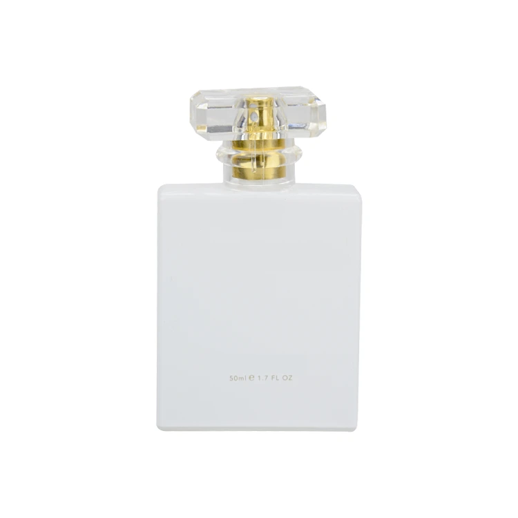 Eco-Friendly White Glass Perfume Bottle 50ml, Cosmetic bottle for Skincare & Perfume BEST-23090 1