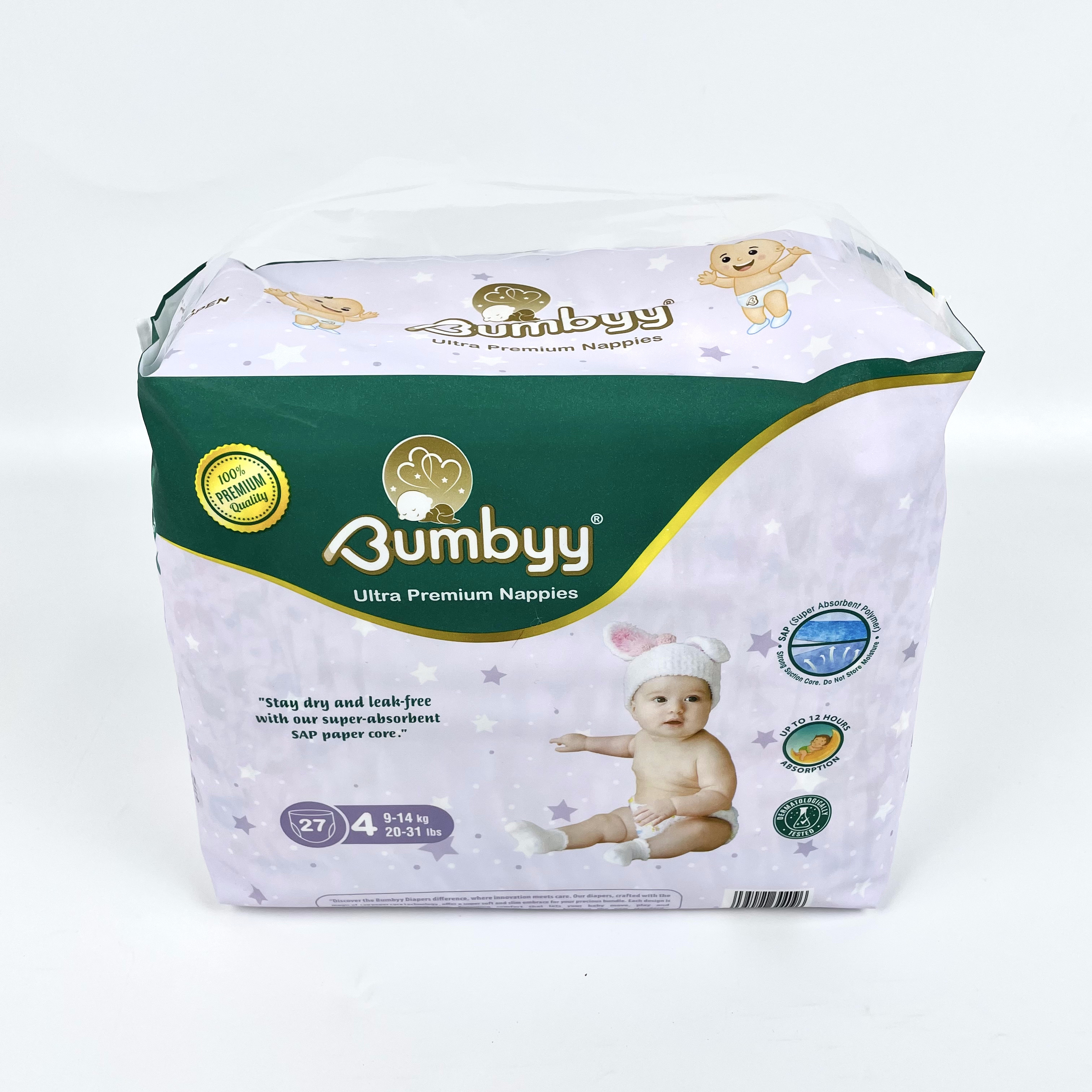 Harga murah grosir popok sekali pakai bahan katun warna cetak popok bayi popok bayi yang sangat menyerap 2