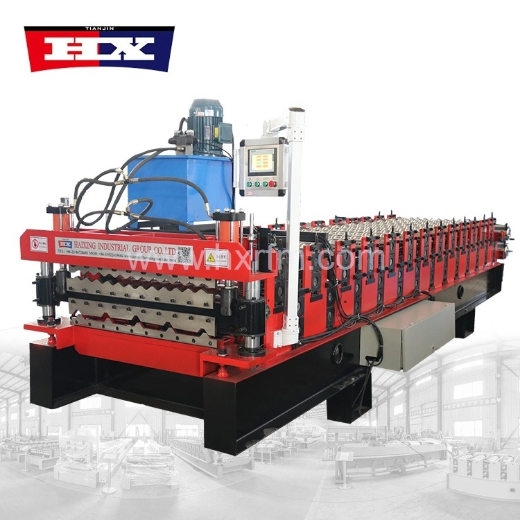 double layer trapezoidal sheet  roll  forming machine 1