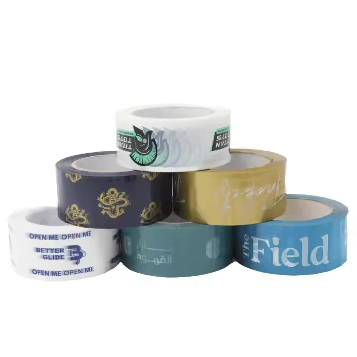 Frete de remessa personalizada Design personalizado Caixa de design à prova d'água Fita de fita de vedação BOPP 1